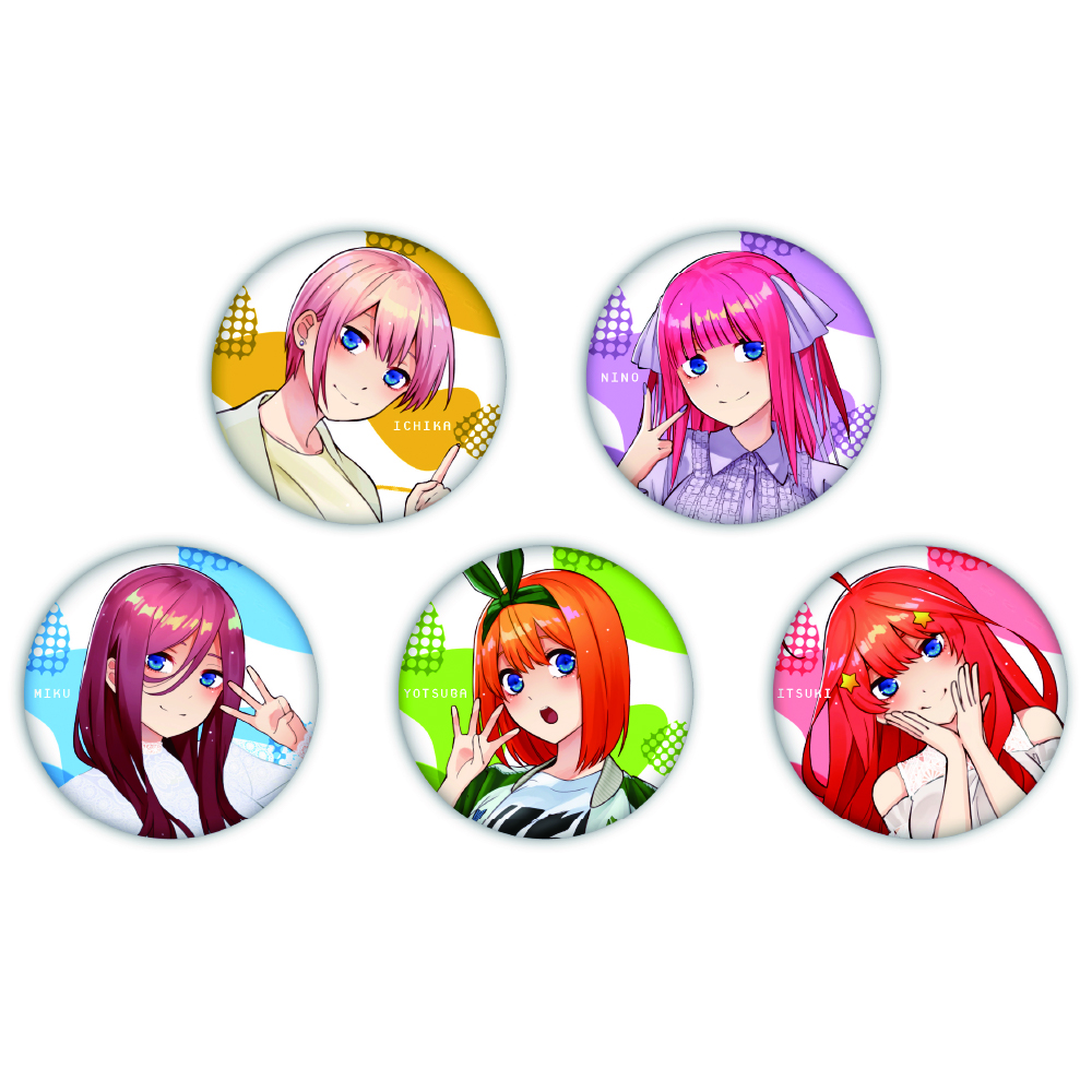 五等分の花嫁 ごとよめ 缶バッジ プリン サクラサク  完売品　15セット　一花中野一花