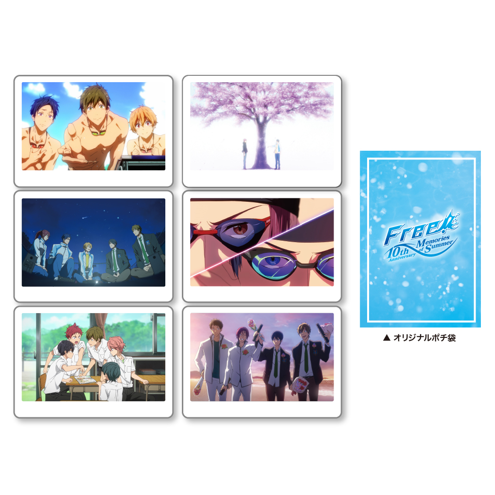 アクリルクリアカード ランダム15種(Free! 10th Anniversary ‐Memories