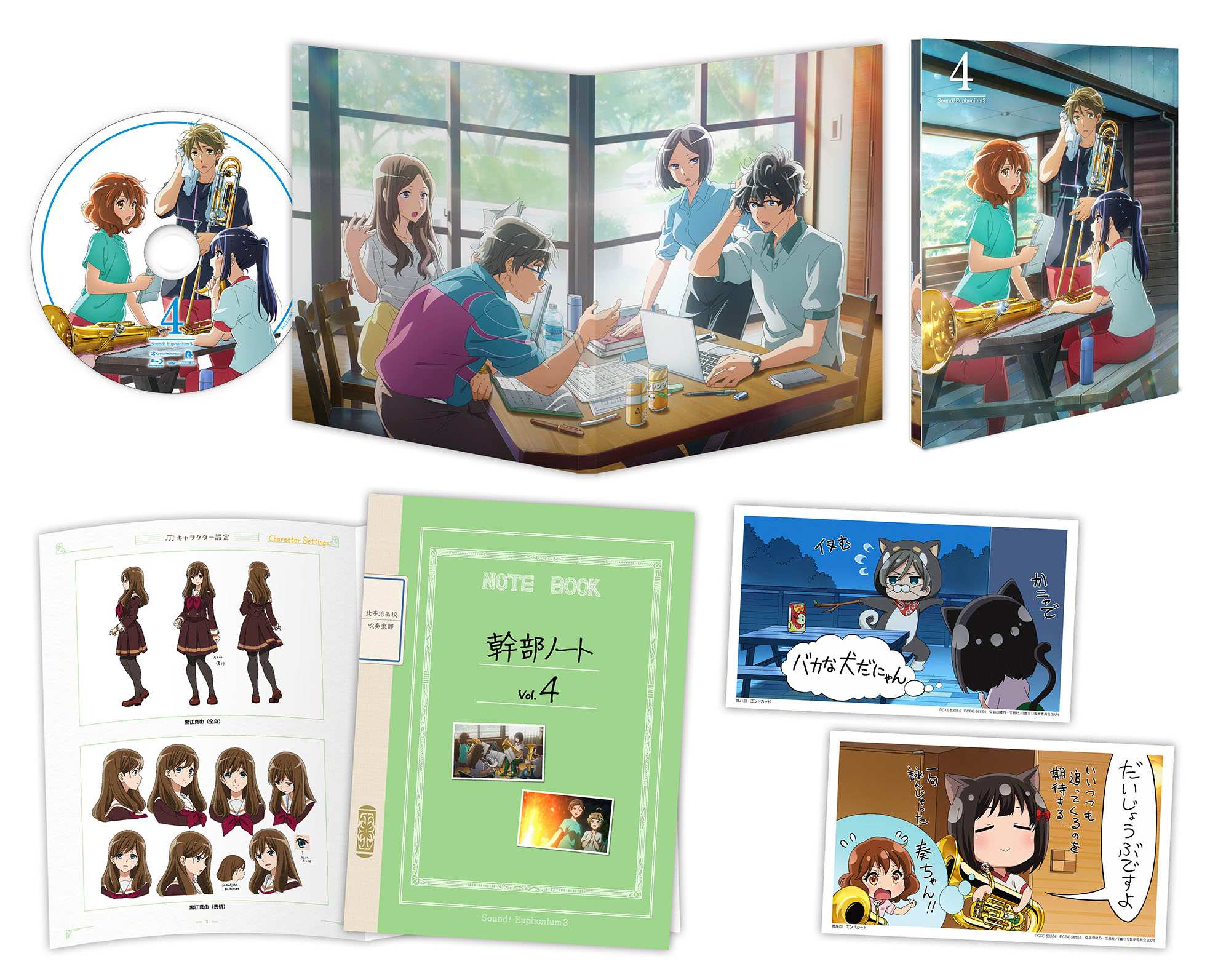 響け！ユーフォニアム DVD購入特典 B2半裁ポスター 6枚セット Amazon 