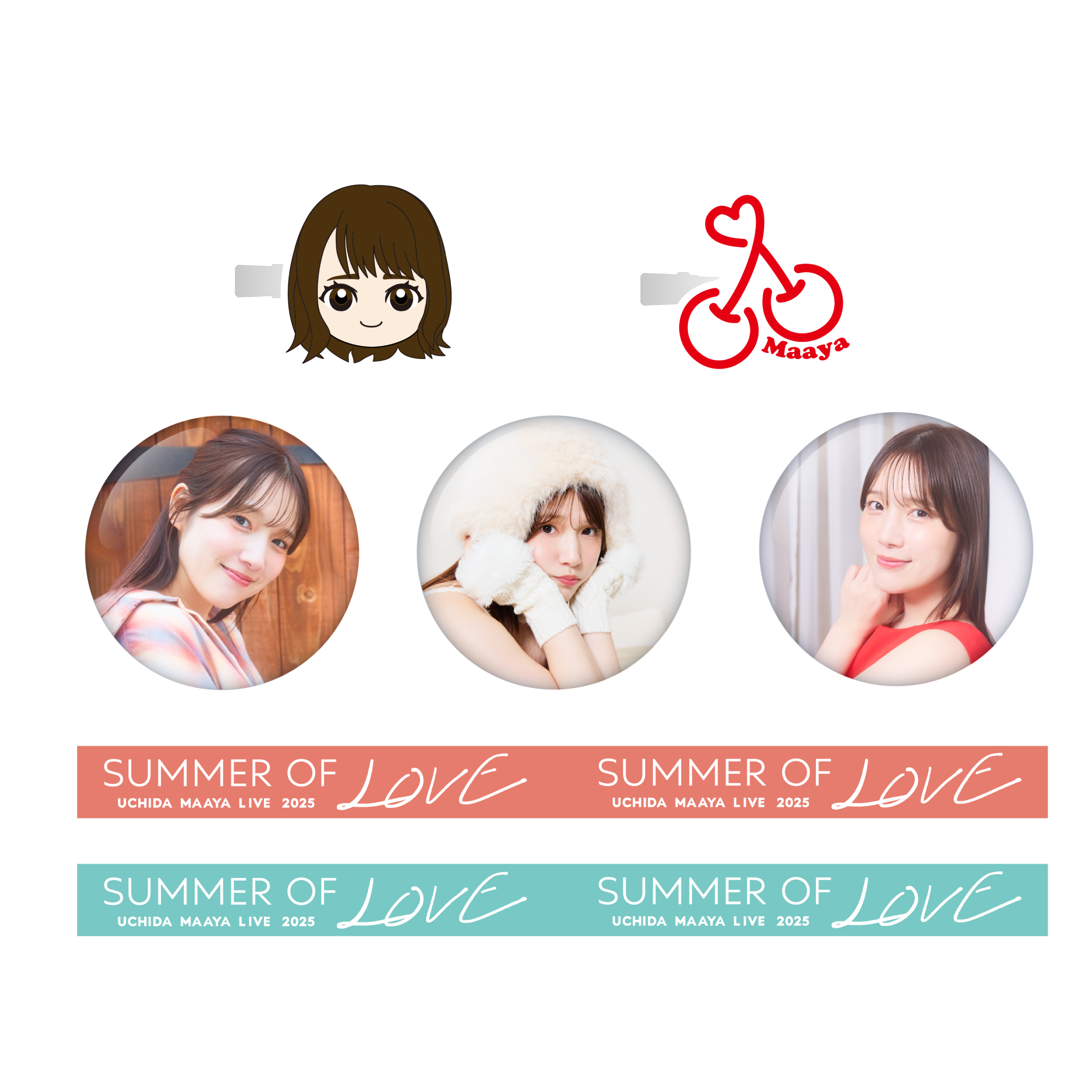 内田真礼 LIVE IN TAIPEI 台湾 参加者限定グッズ 非売品タオル ビジュアルタオル（まあやたび3in福島） | きゃにめ